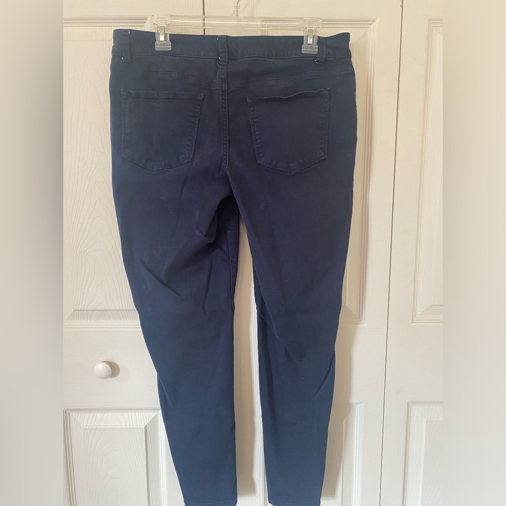 Maurice’s navy blue skinny jeans size 12/L